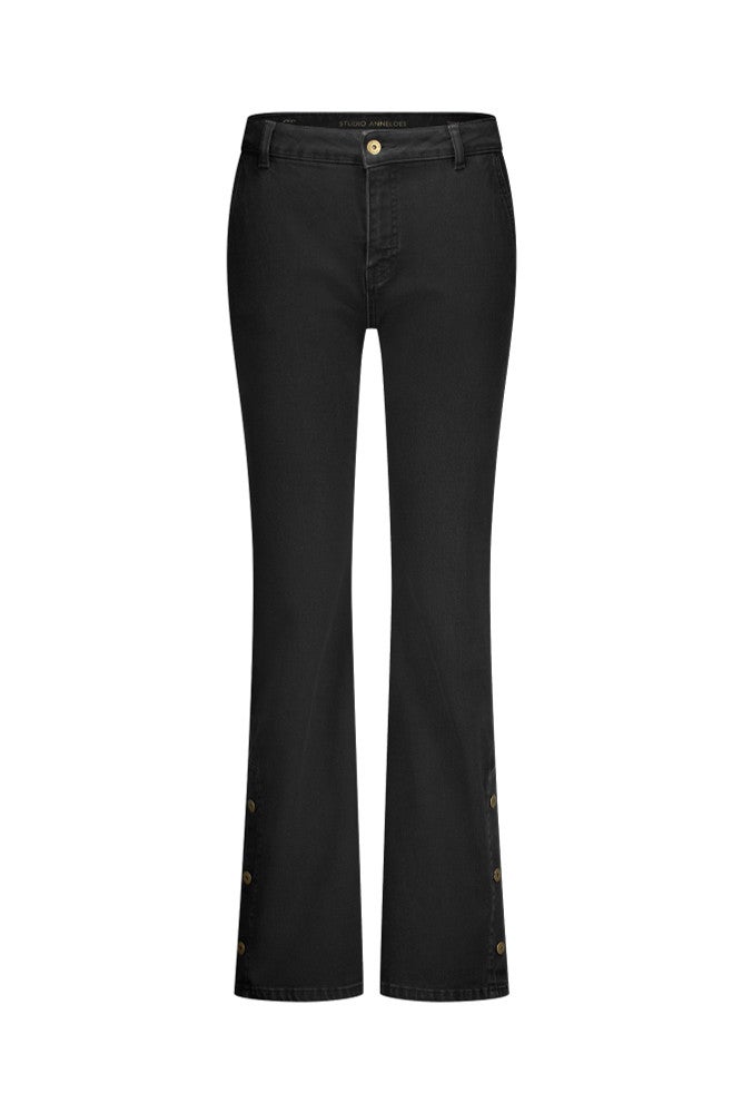 Sally denim trousers Zwart 1 Sally denim trousers Zwart 1