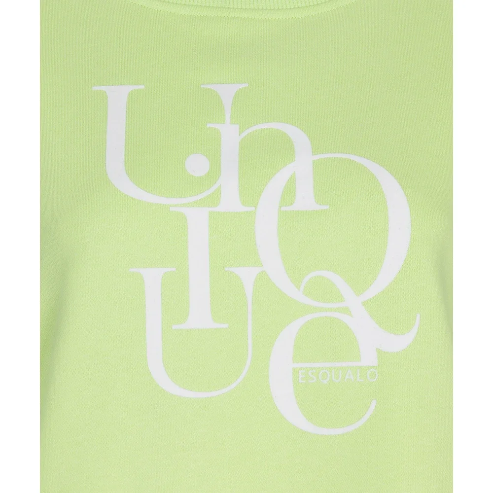 Sweater flock print “Unique Groen KL Sweater flock print “Unique Groen KL