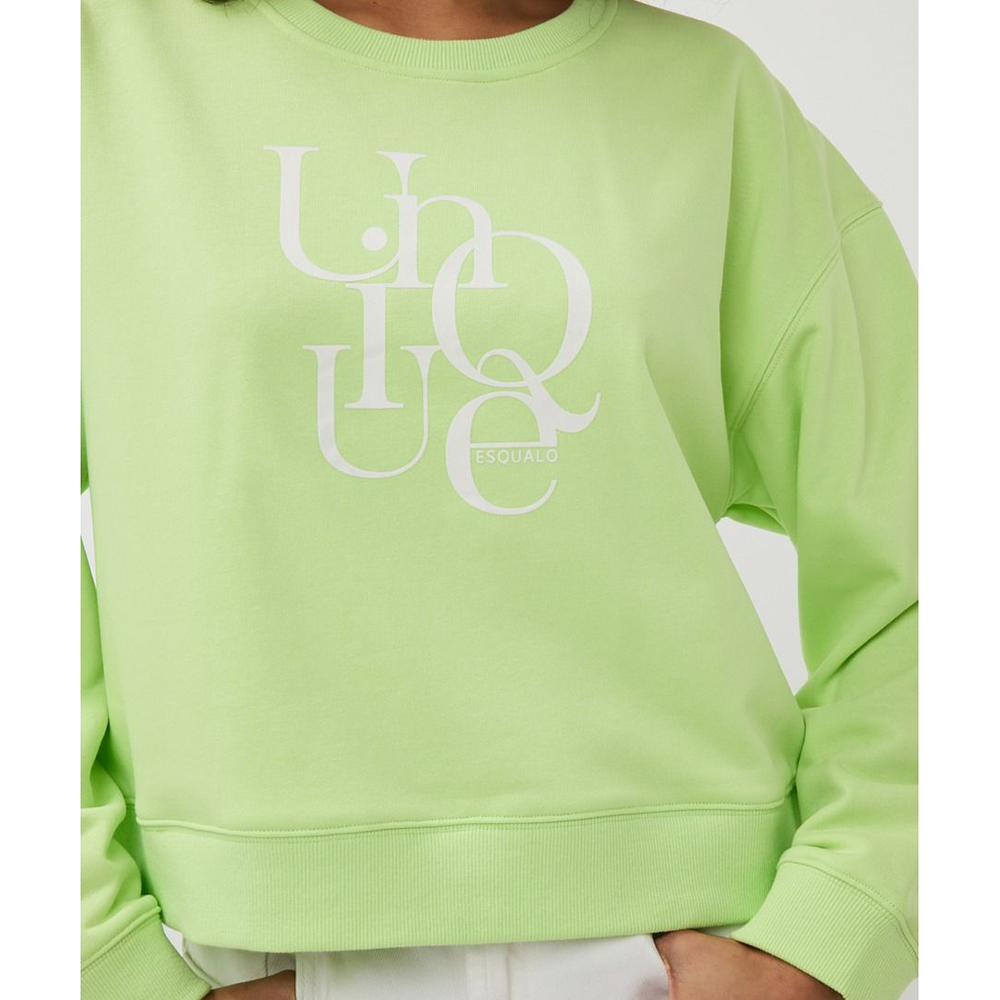 Sweater flock print “Unique Groen KL Sweater flock print “Unique Groen KL