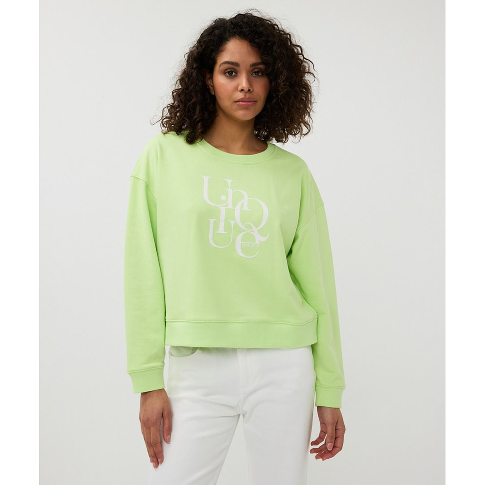 Sweater flock print “Unique Groen KL Sweater flock print “Unique Groen KL