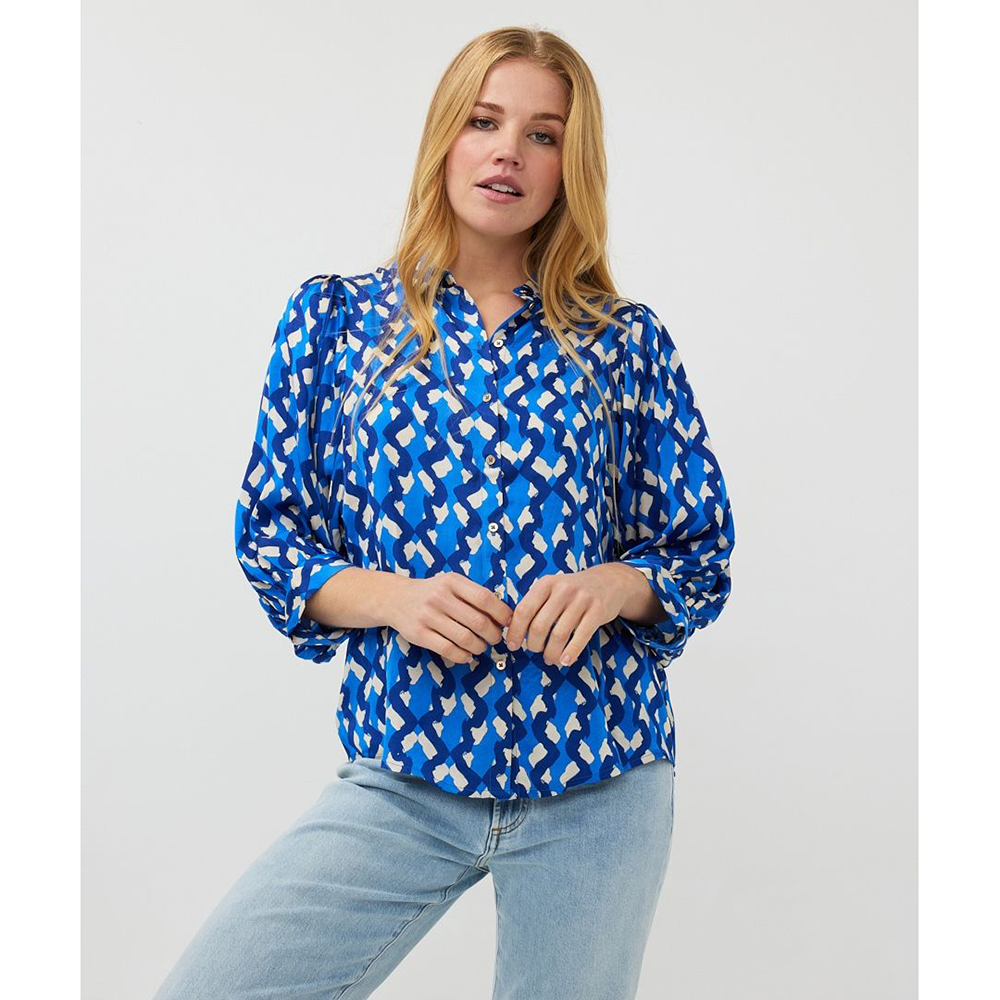 Blouse big slve Utopia Fantasy Blauw Blouse big slve Utopia Fantasy Blauw