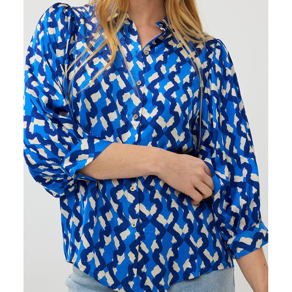 Blouse big slve Utopia Fantasy Blauw Blouse big slve Utopia Fantasy Blauw