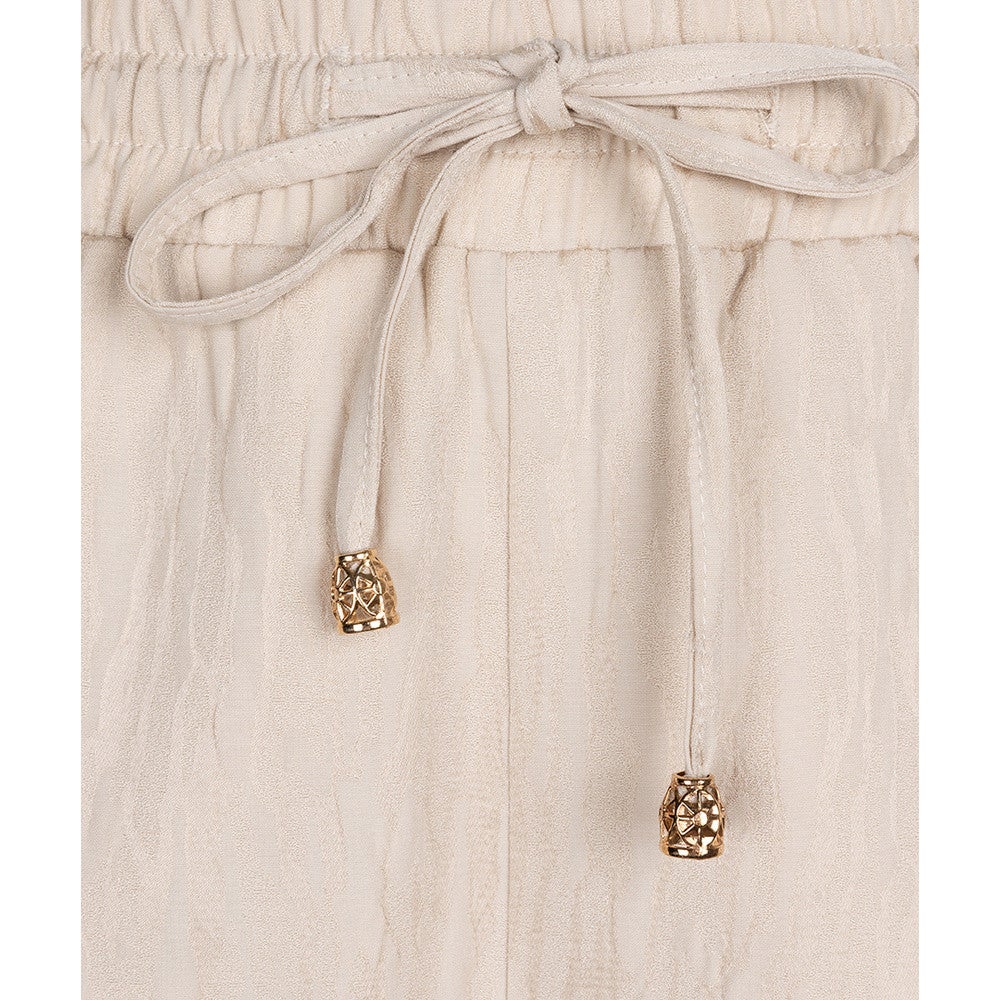 Trousers wide jacquard Beige Trousers wide jacquard Beige