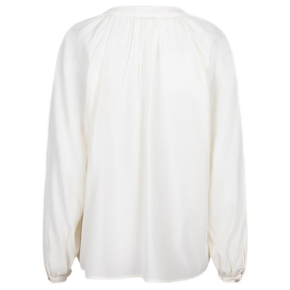 Blouse R-neck raglan Wit 1 Blouse R-neck raglan Wit 1