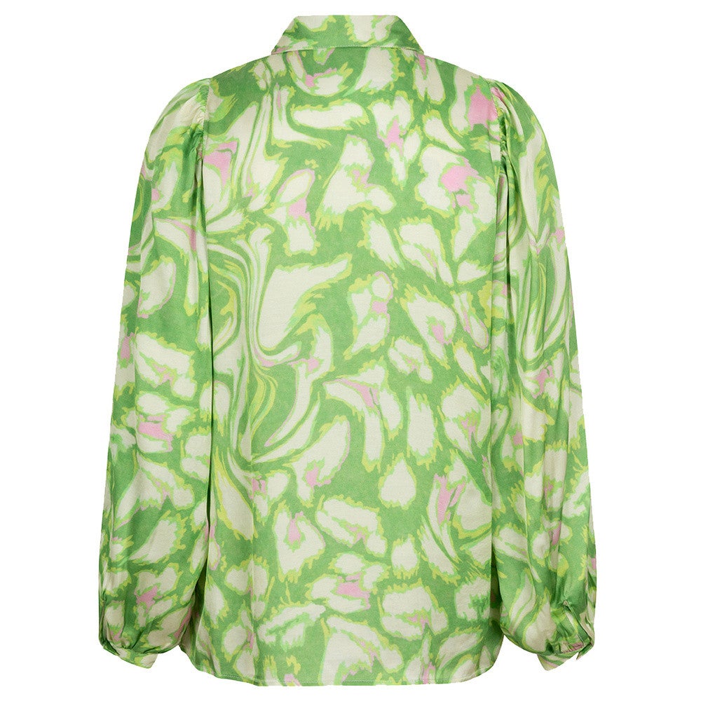 Blouse basic Floral Treasure Groen Blouse basic Floral Treasure Groen