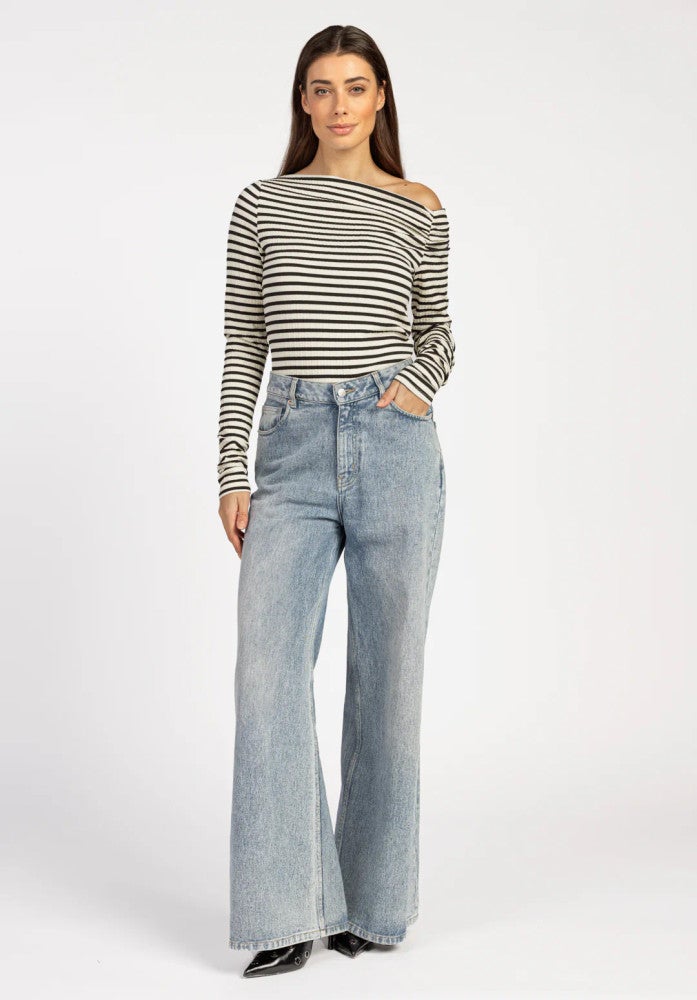 LUMIA STRIPE PES 202 T-shirt Off White LUMIA STRIPE PES 202 T-shirt Off White