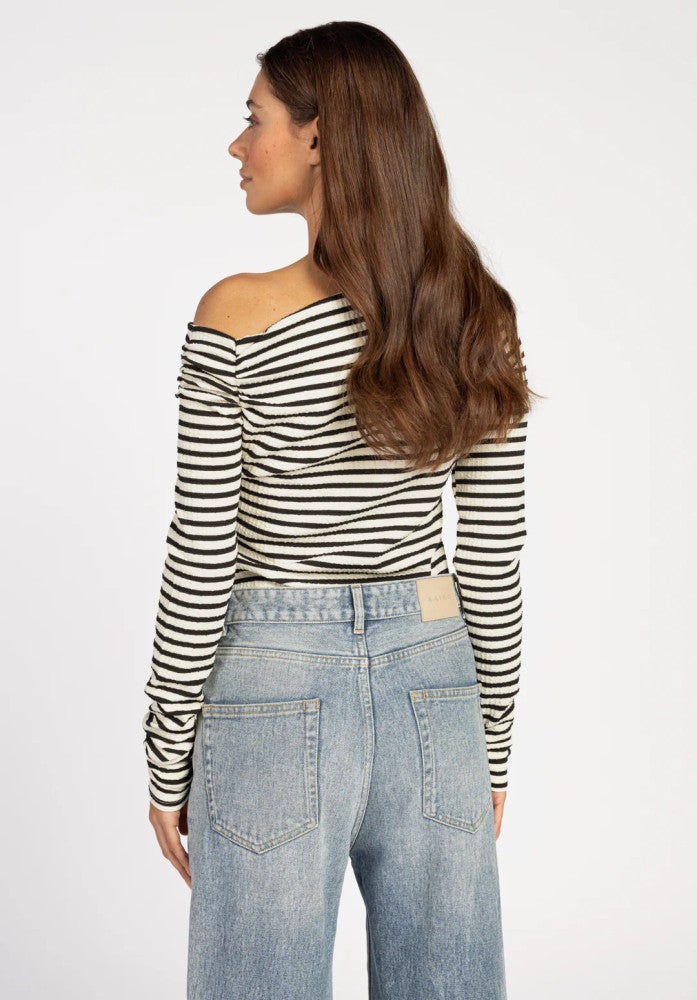 LUMIA STRIPE PES 202 T-shirt Off White LUMIA STRIPE PES 202 T-shirt Off White