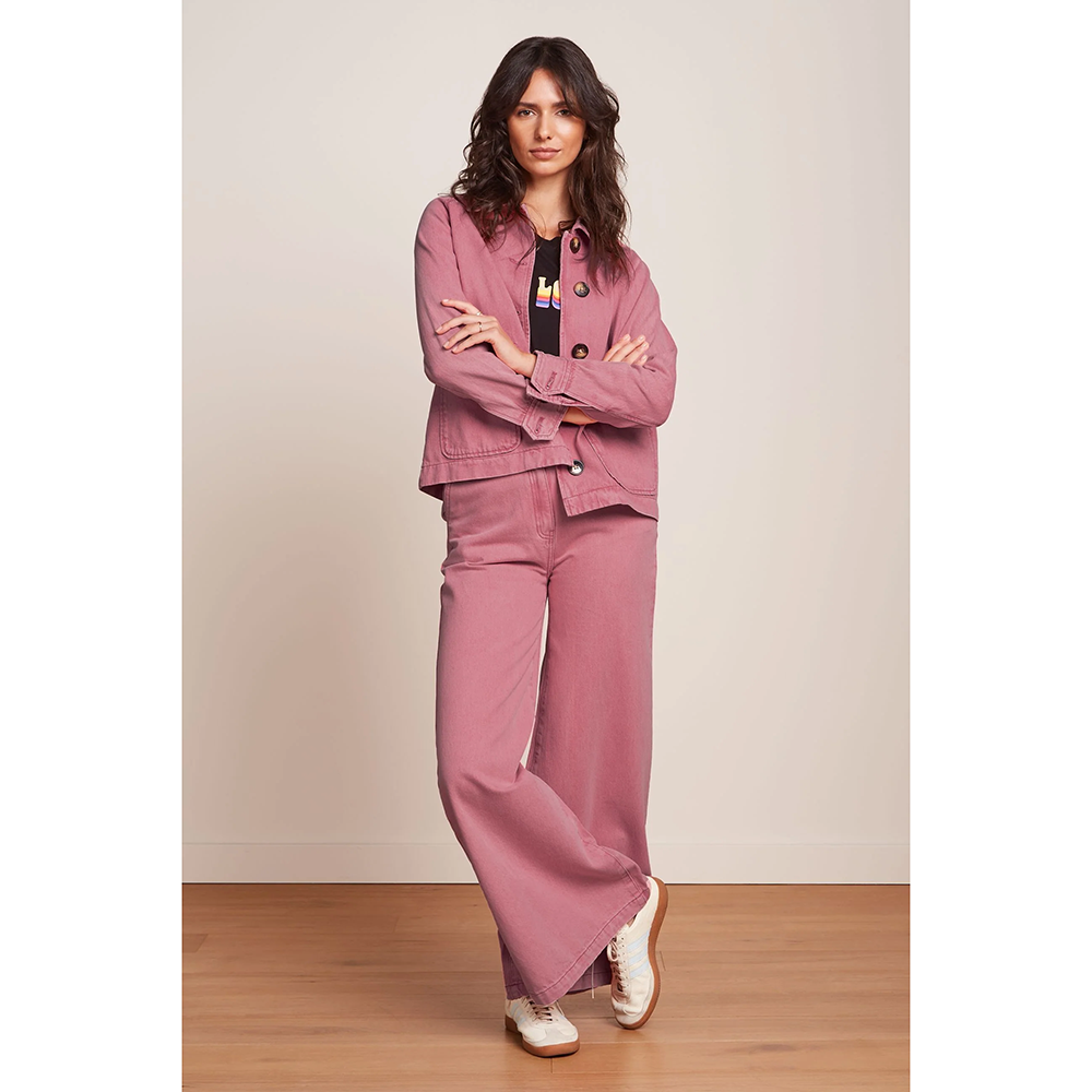 Peppa Pants Colored Denim Licht Roze KL Peppa Pants Colored Denim Licht Roze KL