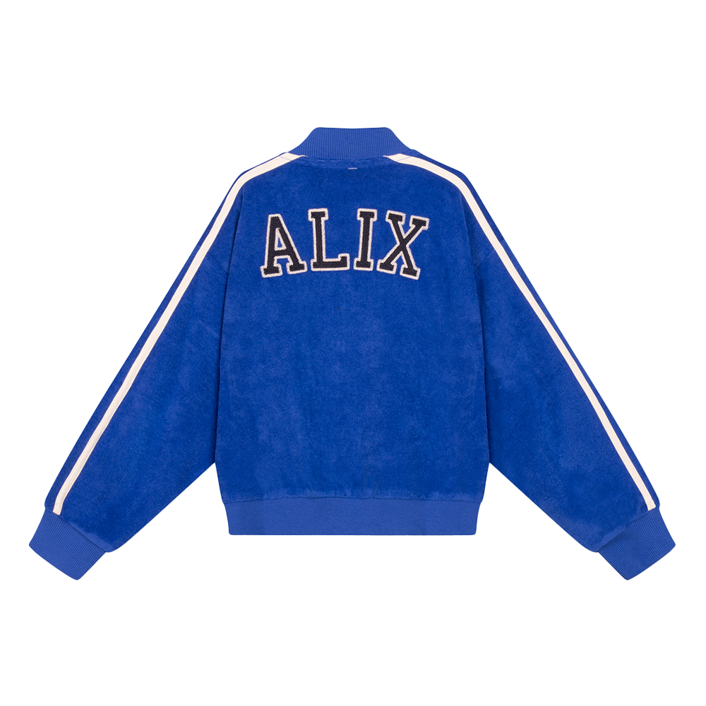 kids knitted terry cardigan Blauw kids knitted terry cardigan Blauw