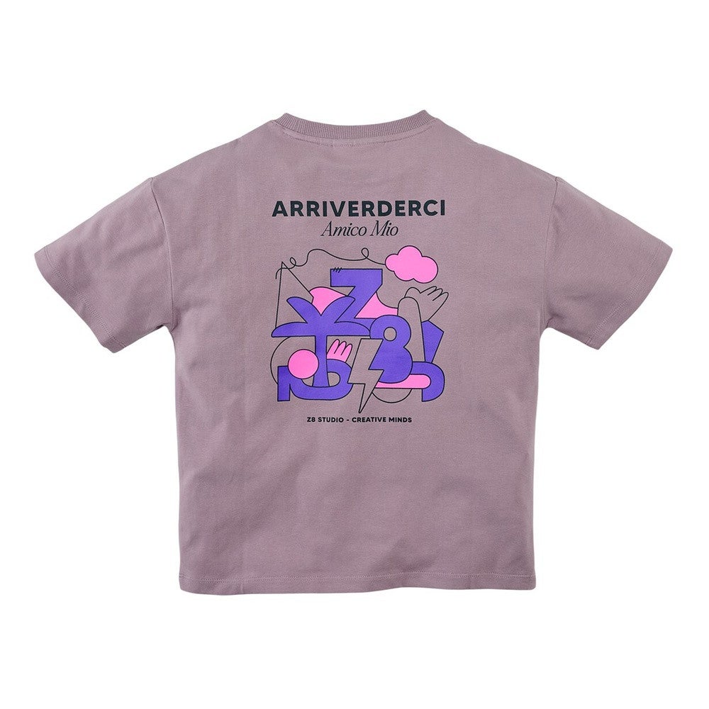 Armando Tee Arriverderci Paars Armando Tee Arriverderci Paars