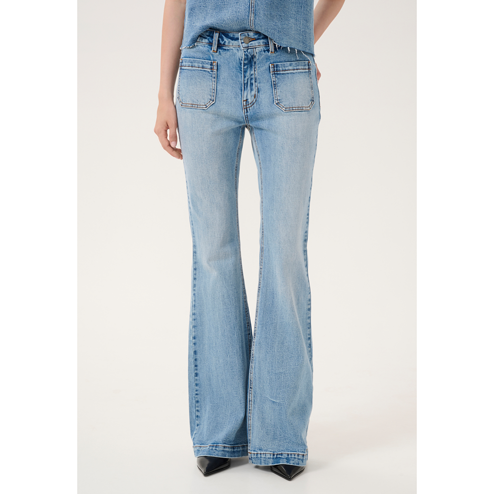 DangoMW 144 High W-Wide Bootcut Licht Blauw DangoMW 144 High W-Wide Bootcut Licht Blauw