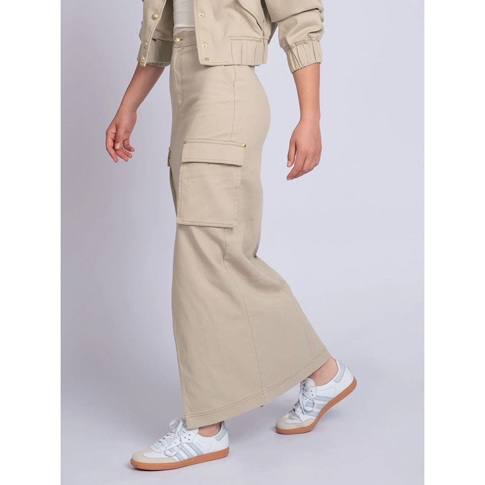 Itu Midi Skirt Beige Itu Midi Skirt Beige