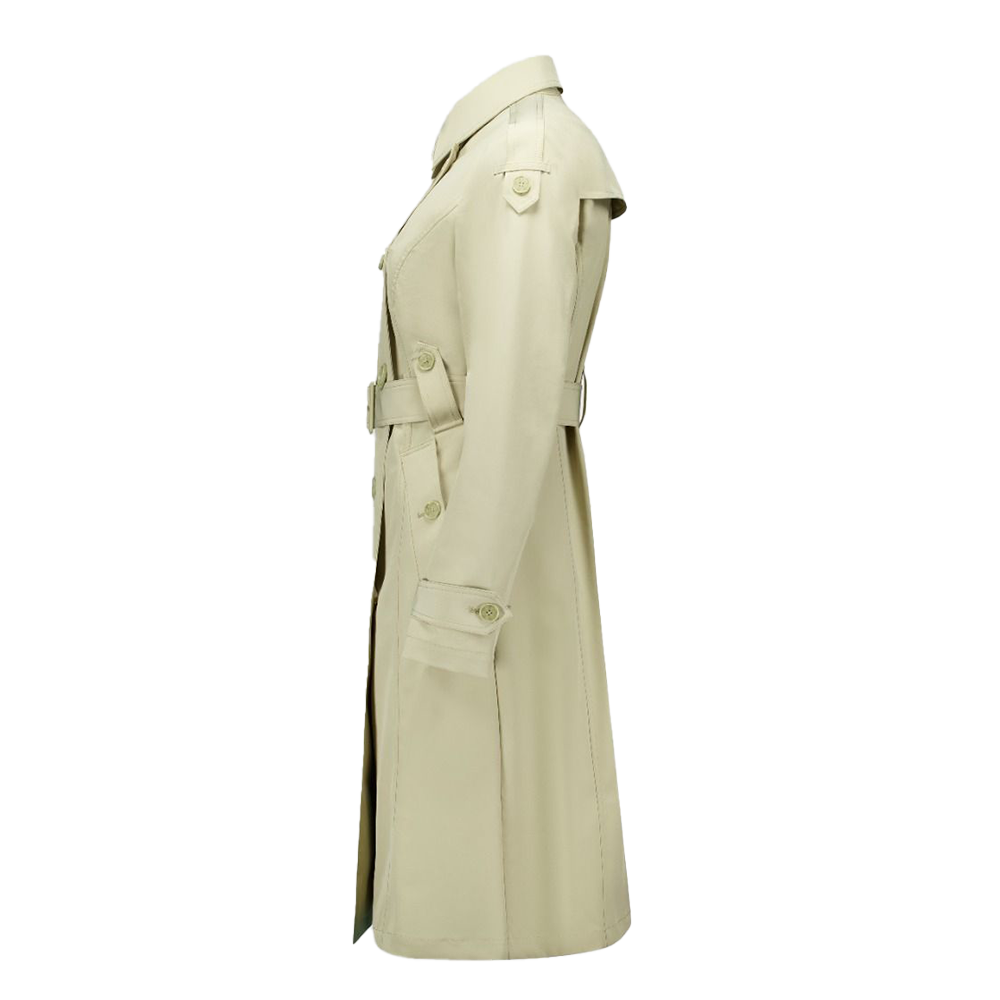 Trenchcoat long Zand Trenchcoat long Zand