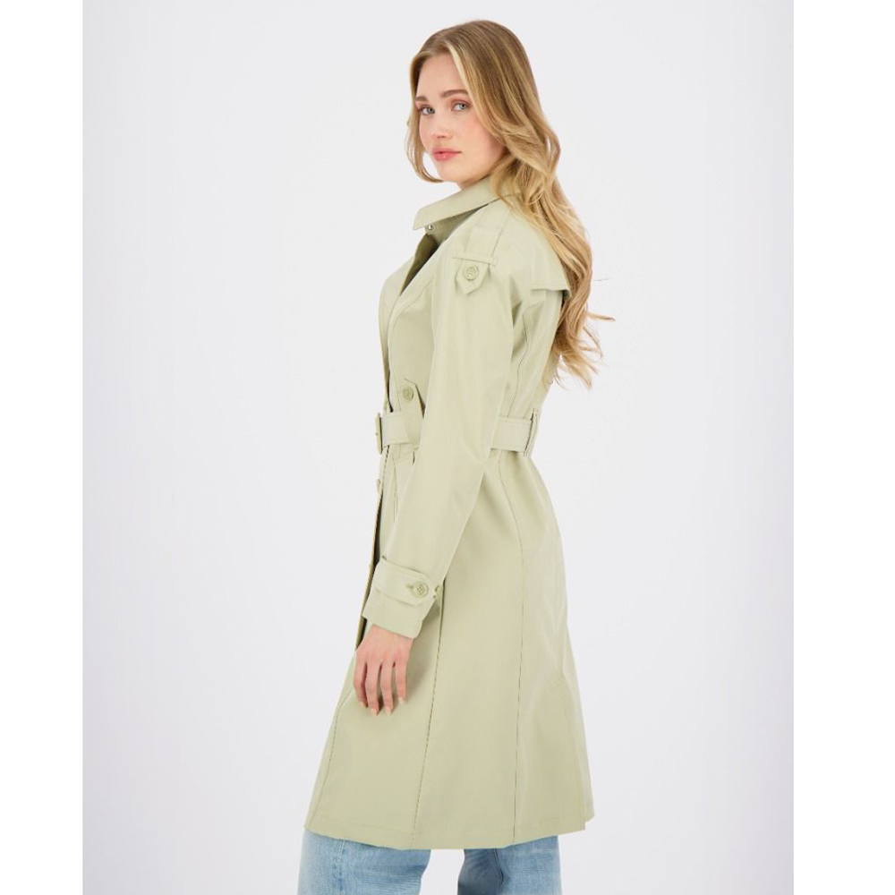 Trenchcoat long Zand Trenchcoat long Zand