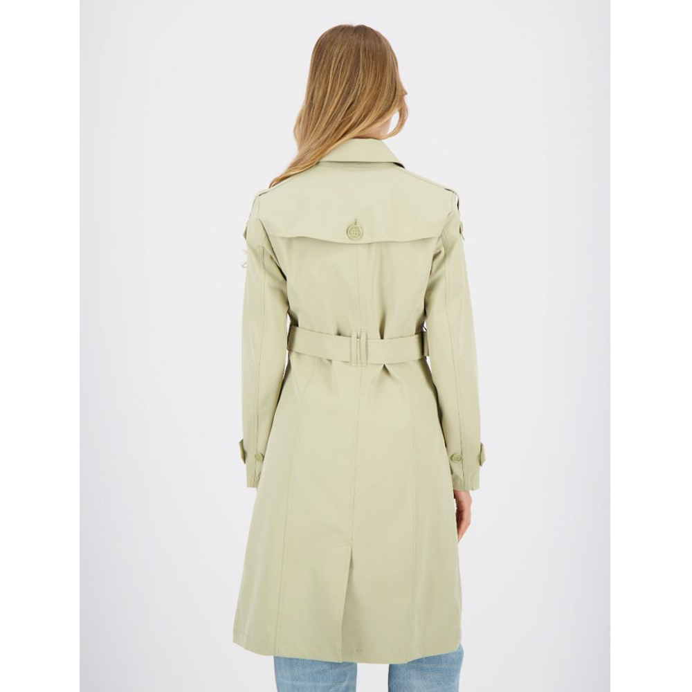 Trenchcoat long Zand Trenchcoat long Zand