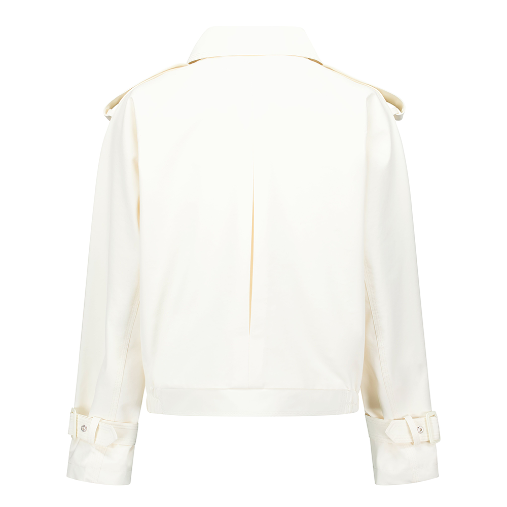 Korte trenchcoat Off White Korte trenchcoat Off White