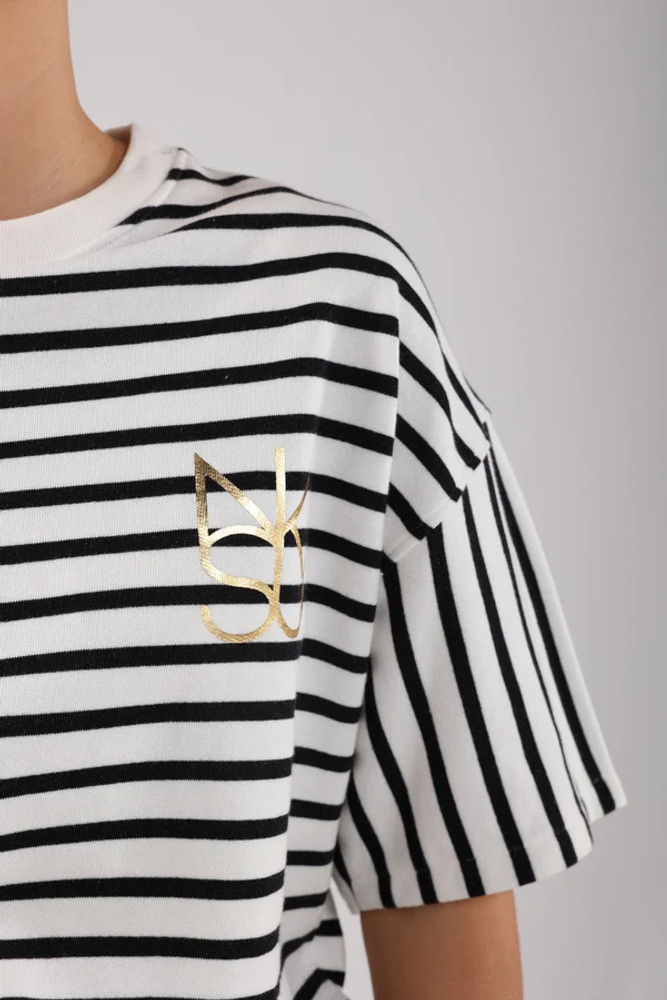 Lotte Pullover Stripe Blauw Lotte Pullover Stripe Blauw