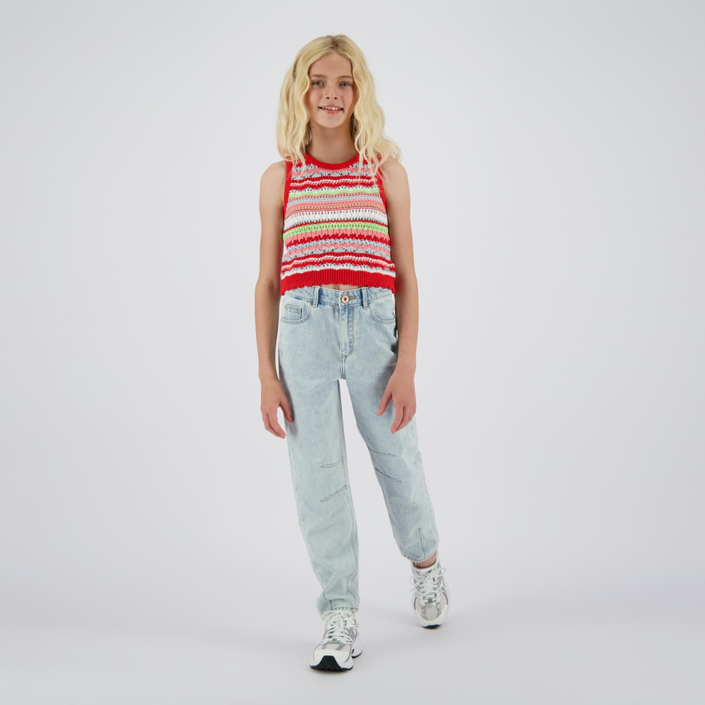 Ginae Top Crochet Rood Ginae Top Crochet Rood