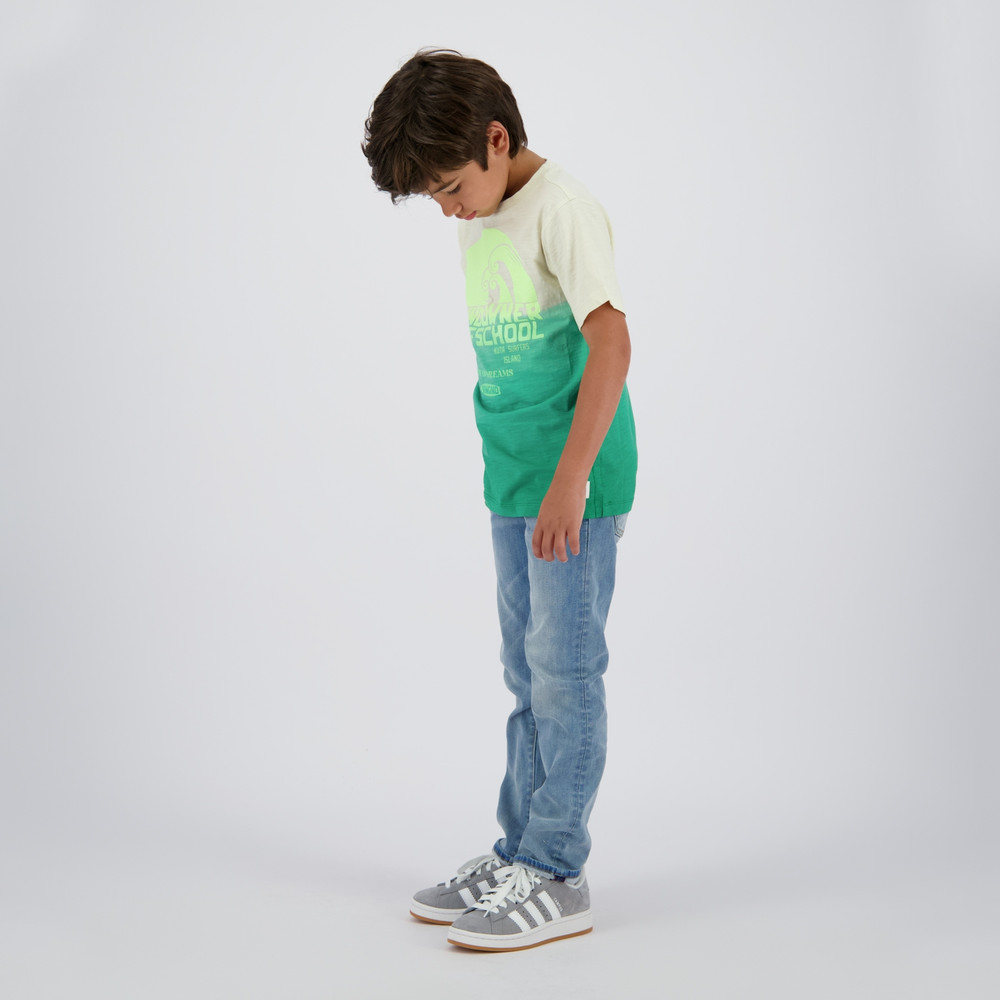 Hunner Tee Dip Dye Groen Hunner Tee Dip Dye Groen