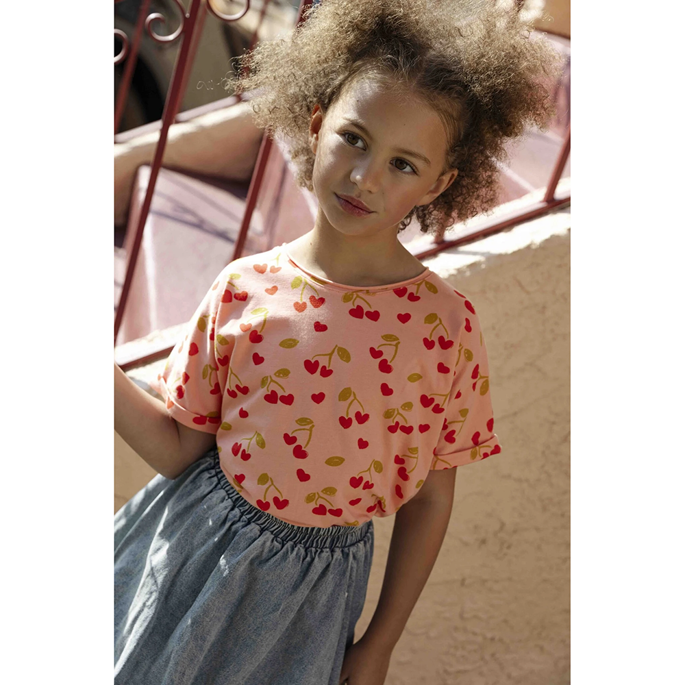 Hippie Tee Cherries Roze Hippie Tee Cherries Roze