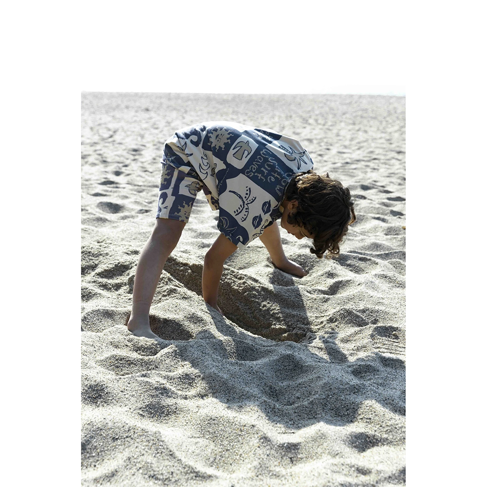 Sunny Tee Print Blauw Sunny Tee Print Blauw