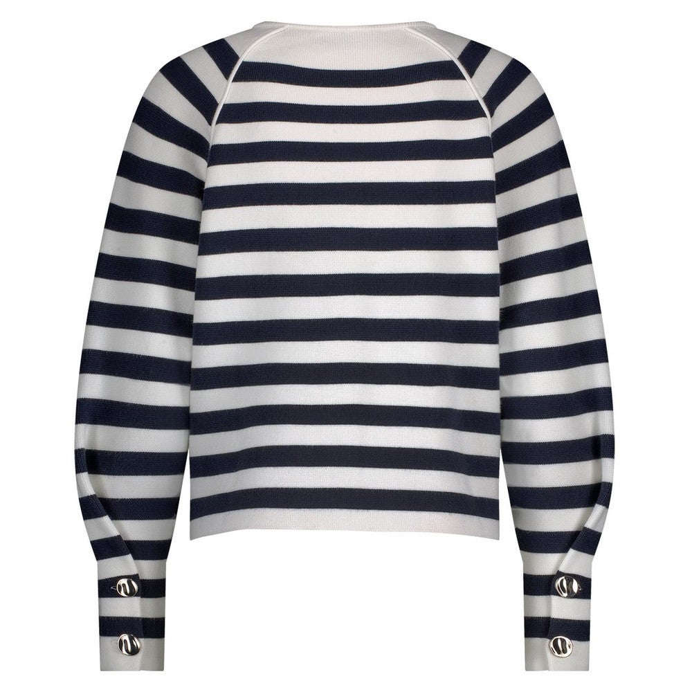 Jasmijn stripe cardigan Off White Jasmijn stripe cardigan Off White