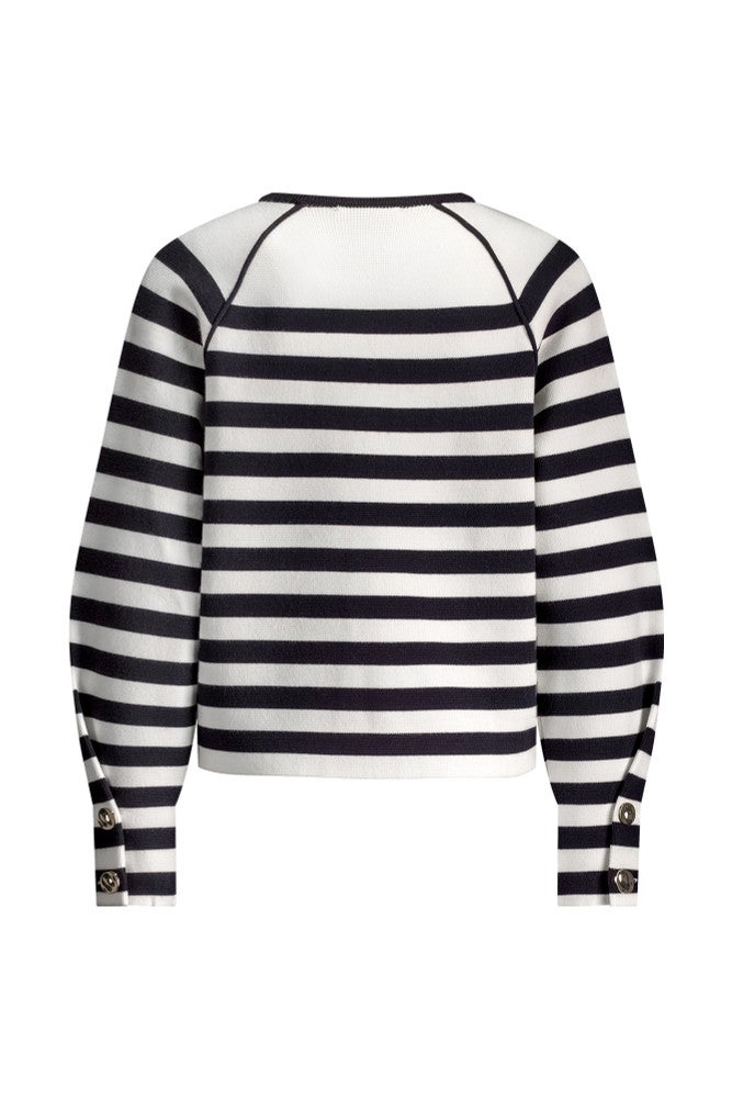 Jasmijn stripe cardigan Off White Jasmijn stripe cardigan Off White