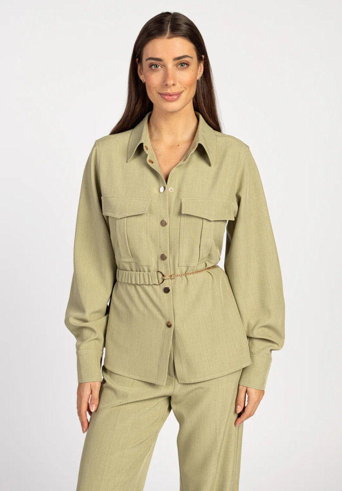 ZOE PES 681 blouse Groen ZOE PES 681 blouse Groen