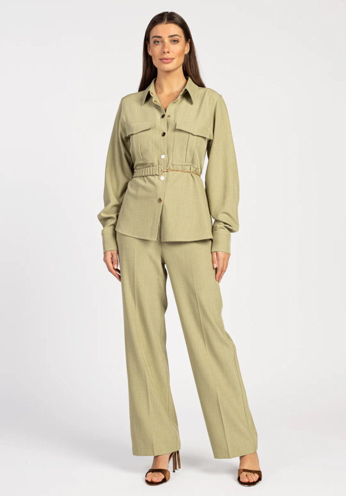 ZOE PES 681 blouse Groen ZOE PES 681 blouse Groen