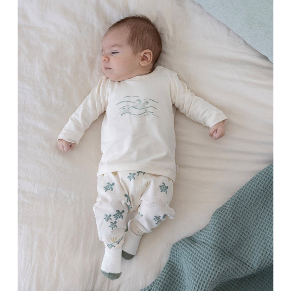 Broek AOP - Turtelly Cool Off White Broek AOP - Turtelly Cool Off White