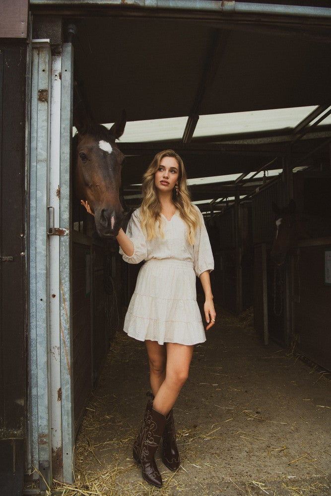 Athene Skirt Zand Athene Skirt Zand