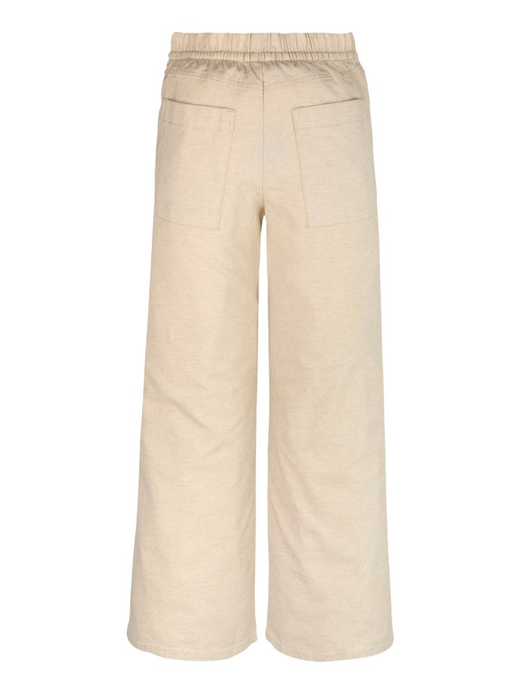 LINEN BLEND WOVEN PANTS Beige LINEN BLEND WOVEN PANTS Beige