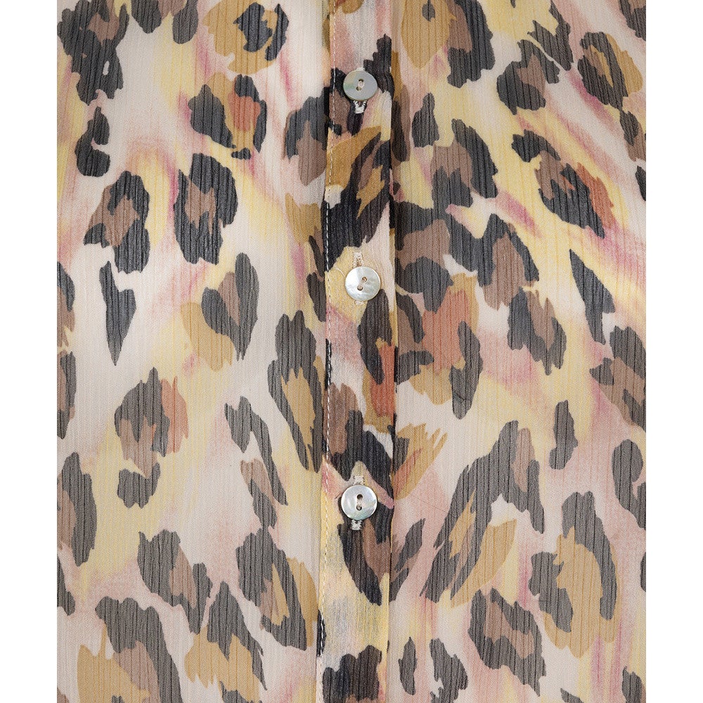 Blouse basic Leopard Dream Bruin 1 Blouse basic Leopard Dream Bruin 1