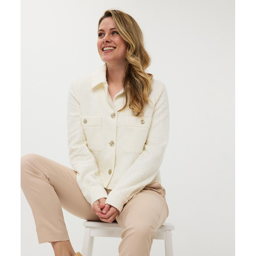 Jacket stretchy boucle Off White Jacket stretchy boucle Off White