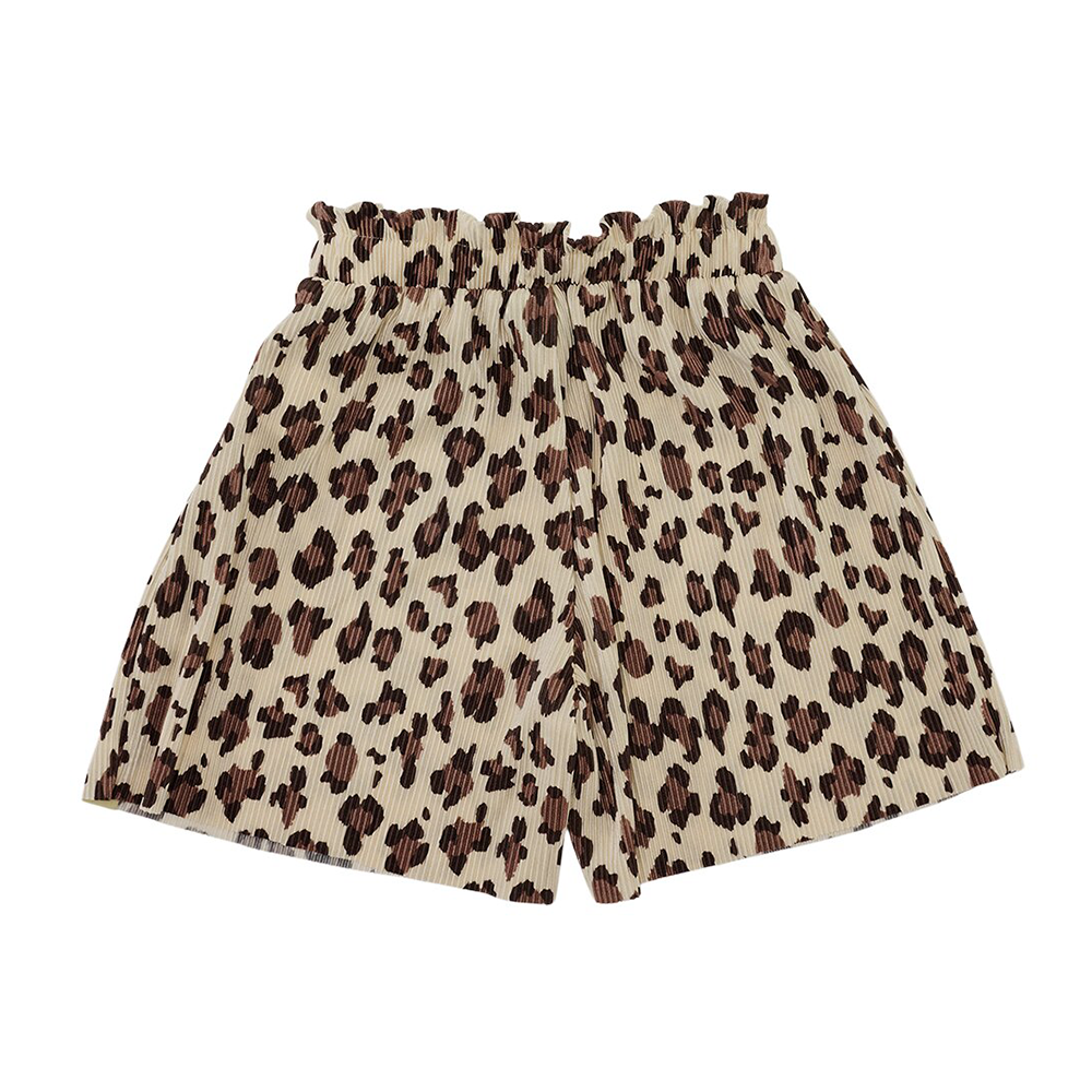 Maysa Shorts Plisse Leopard Multi Maysa Shorts Plisse Leopard Multi