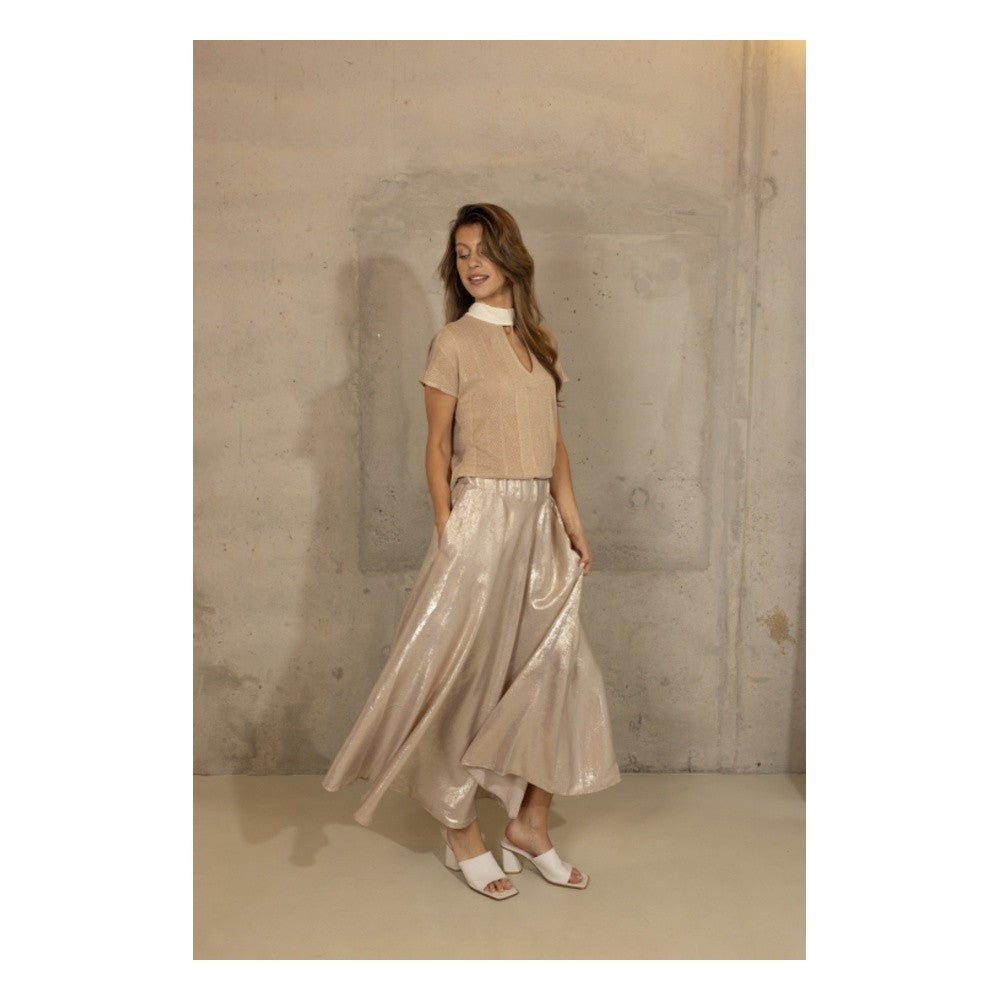 Mella Skirt Beige Mella Skirt Beige