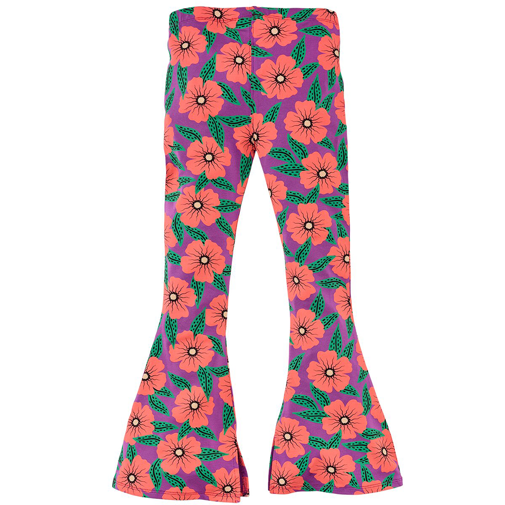 Doreen Flared Pants Flowers Multi Doreen Flared Pants Flowers Multi