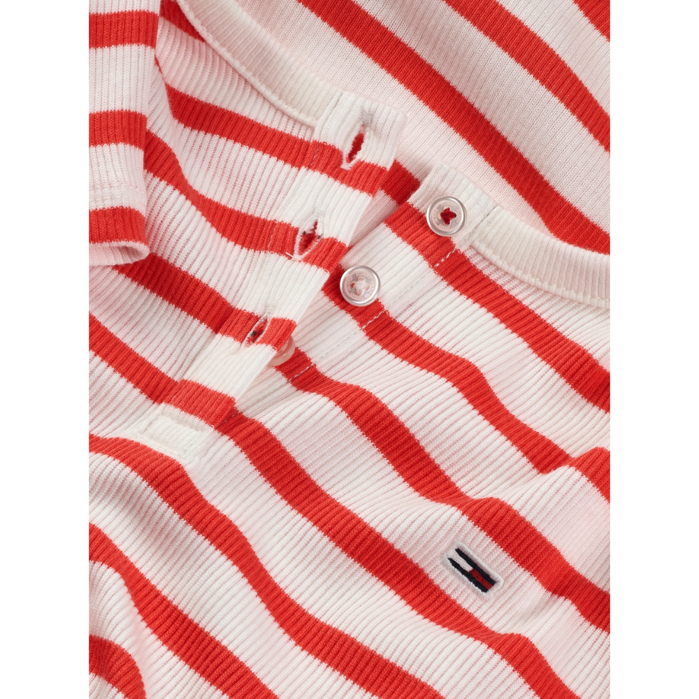 TJW Slim Button Rib -Neck SS Ecru TJW Slim Button Rib -Neck SS Ecru