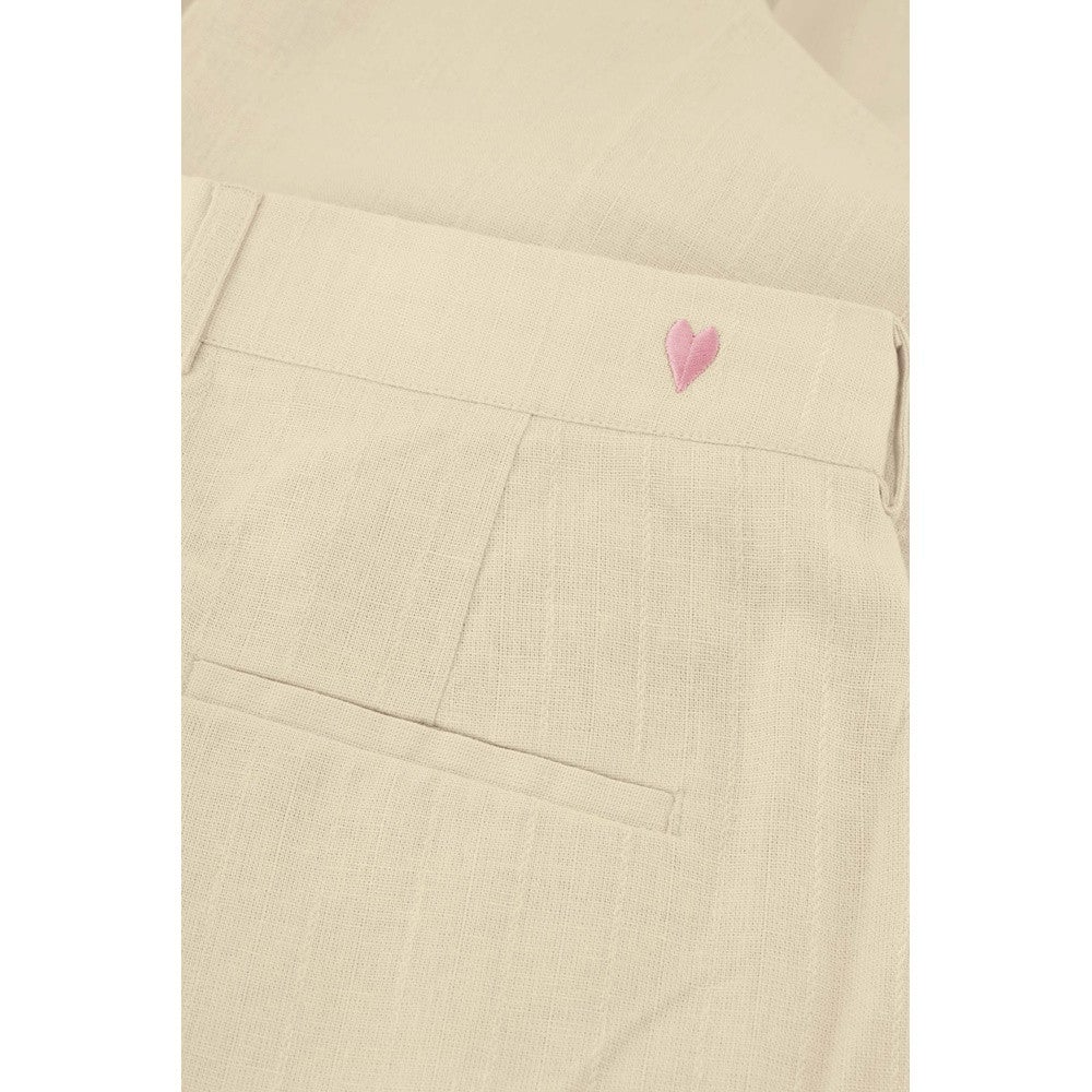 Nura Pleated Trousers Off White Nura Pleated Trousers Off White