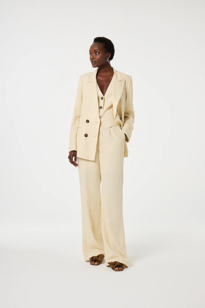 Nura Pleated Trousers Off White Nura Pleated Trousers Off White