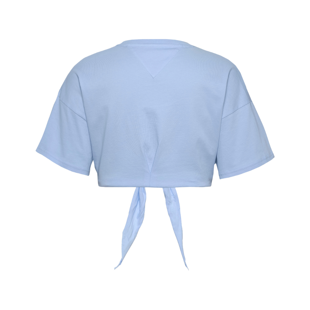 TJW REG Waist Tie Badge Tee Ext Licht Blauw TJW REG Waist Tie Badge Tee Ext Licht Blauw