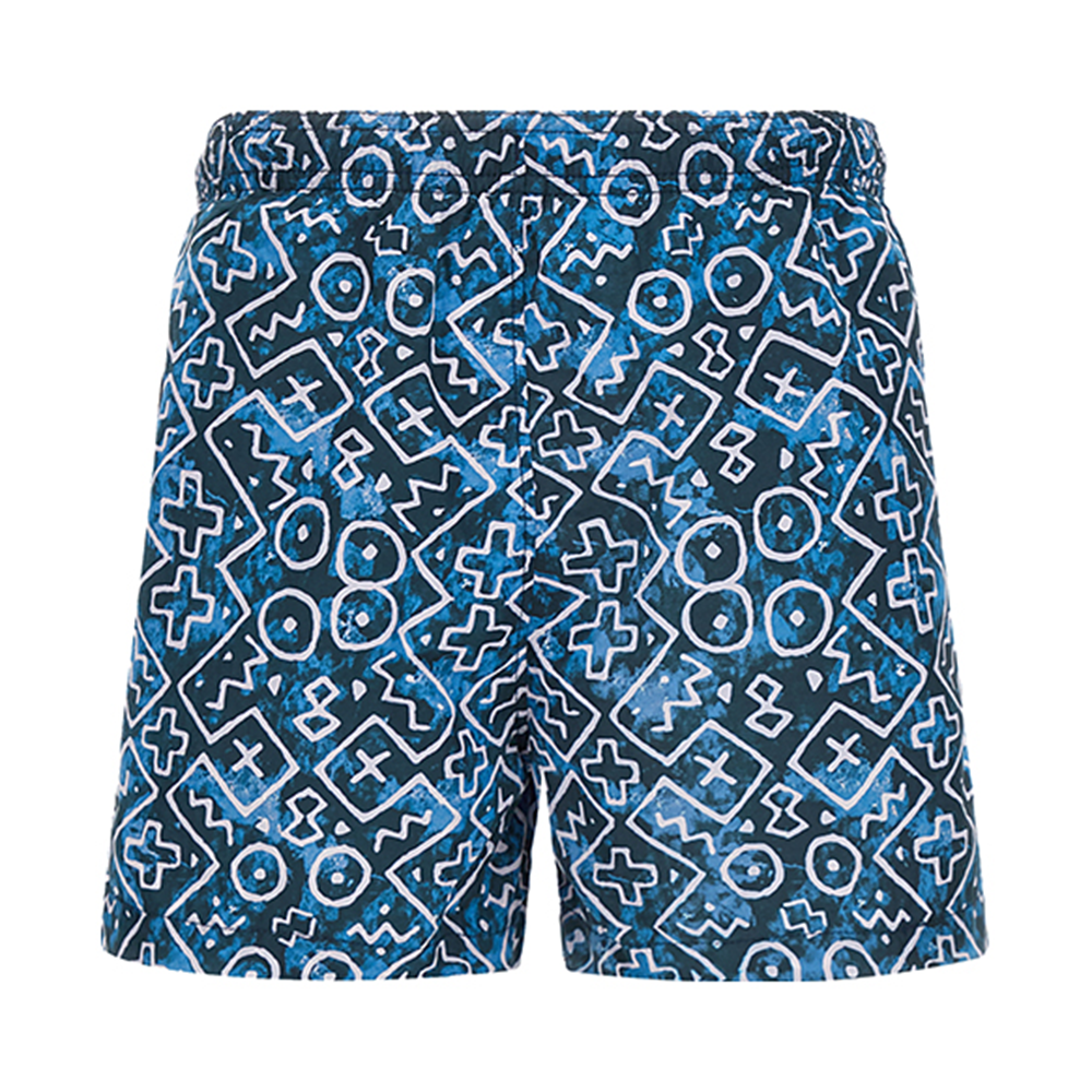 Swim Short CN Alloverprint Donker Blauw Swim Short CN Alloverprint Donker Blauw