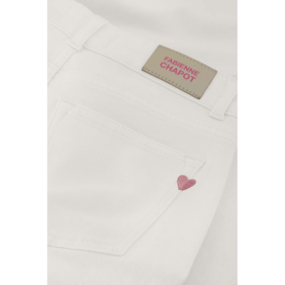 Eva Flare Jeans Off White Eva Flare Jeans Off White