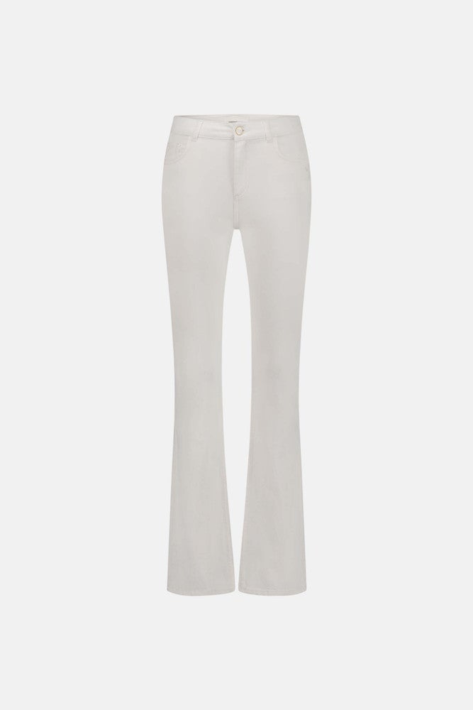 Eva Flare Jeans Off White Eva Flare Jeans Off White