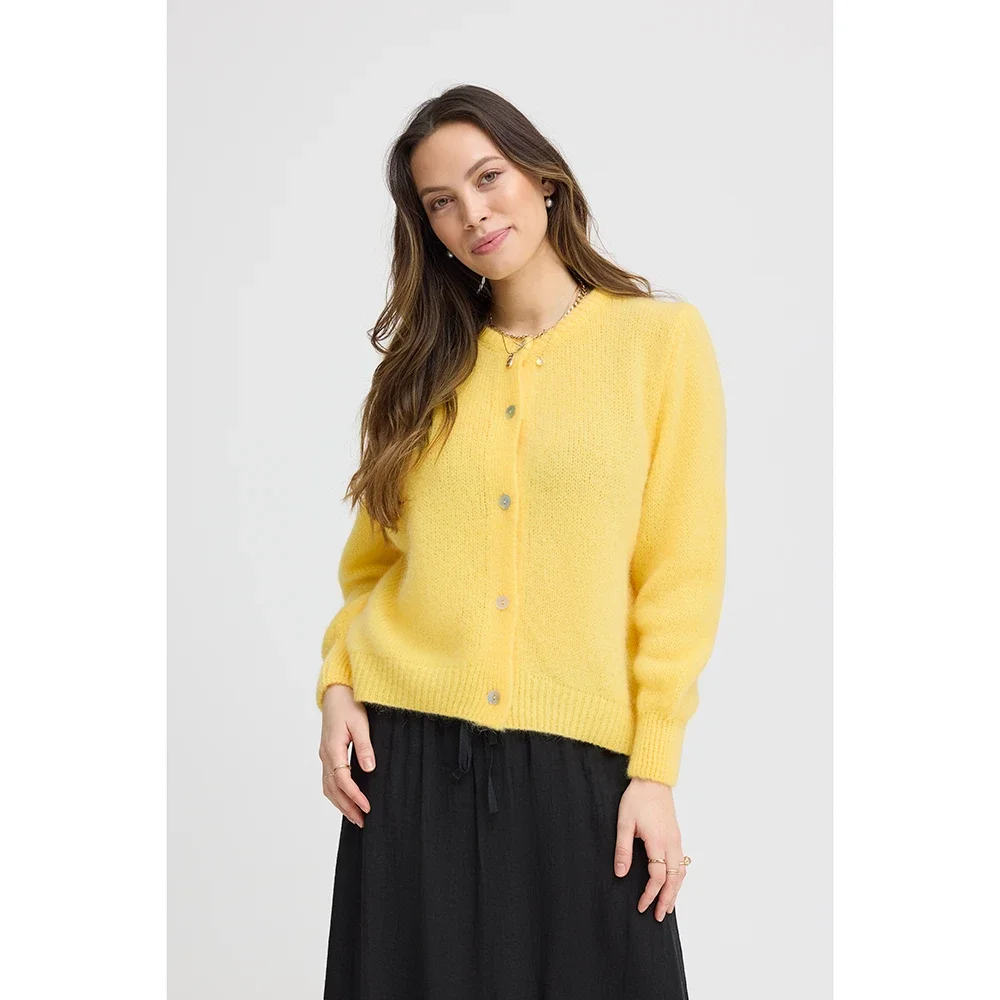 Sbgulvig Knit Cardigan Geel Sbgulvig Knit Cardigan Geel