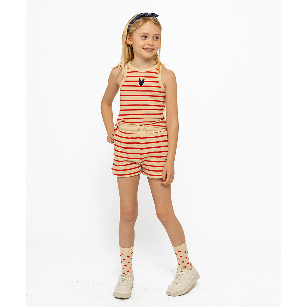 Nil Shorts Striped Rood Nil Shorts Striped Rood