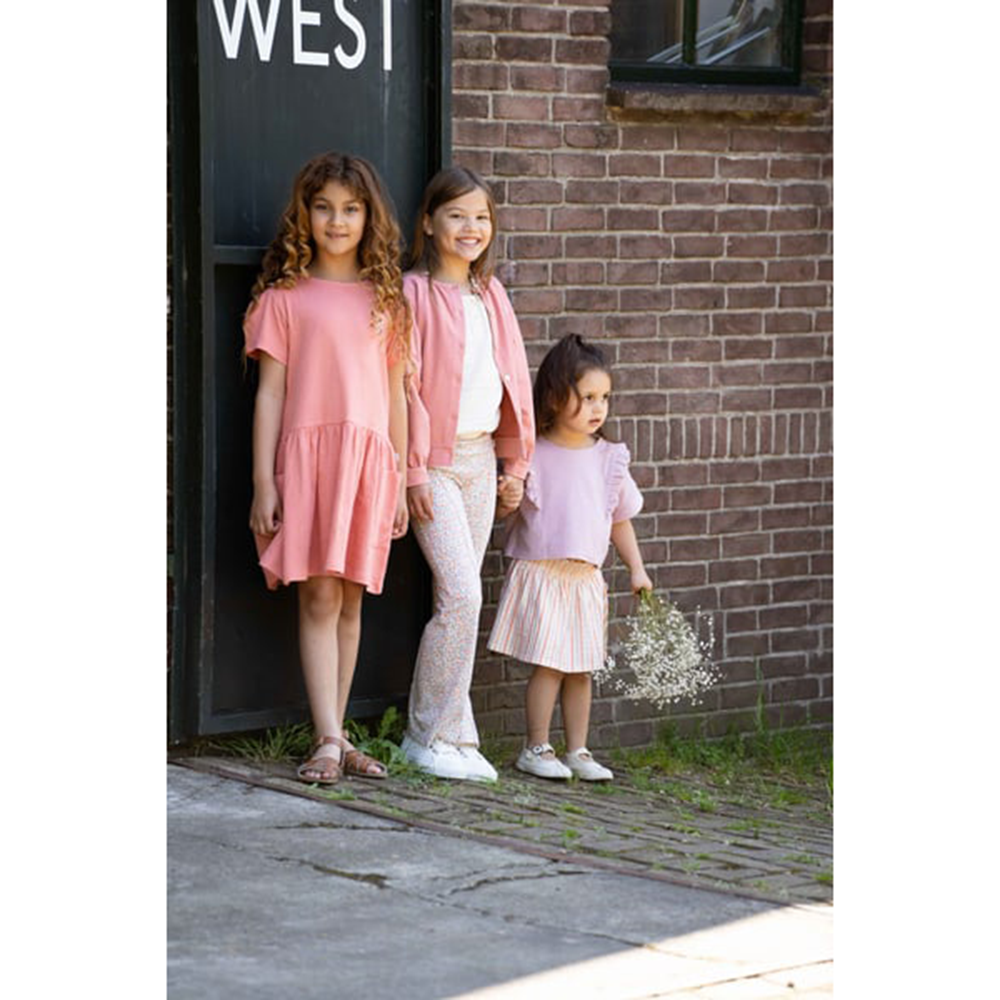 Relaxed Pocket Dress Shortsleeve Roze Relaxed Pocket Dress Shortsleeve Roze