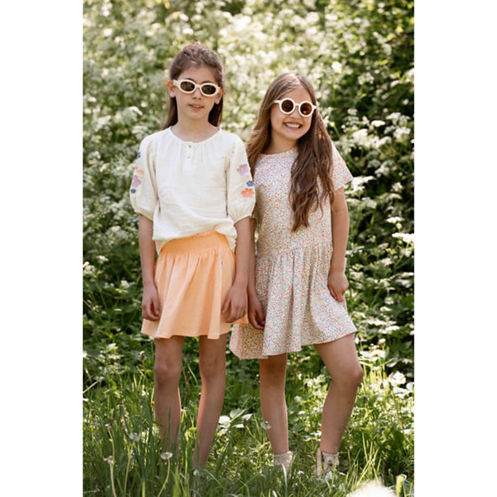 Relaxed Pocket Dress Floral AOP Peach Shortsleeve Multi Relaxed Pocket Dress Floral AOP Peach Shortsleeve Multi