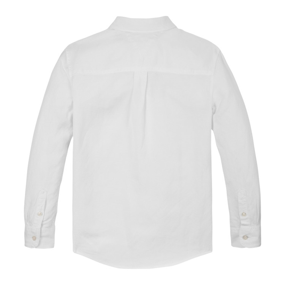 LINEN BLEND RELAXED SHIRT Wit 1 LINEN BLEND RELAXED SHIRT Wit 1