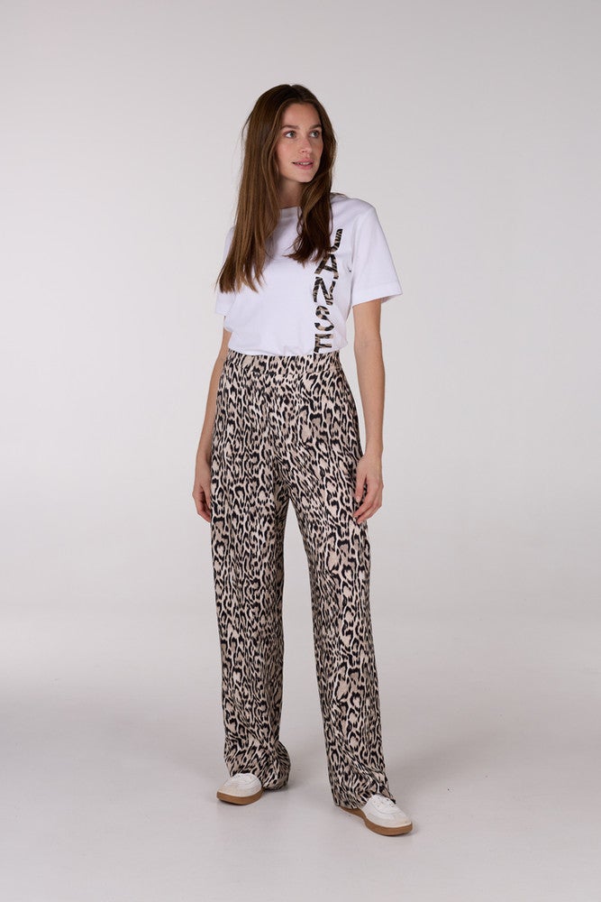 ROMANA BROEK WA 429 wide long Beige ROMANA BROEK WA 429 wide long Beige